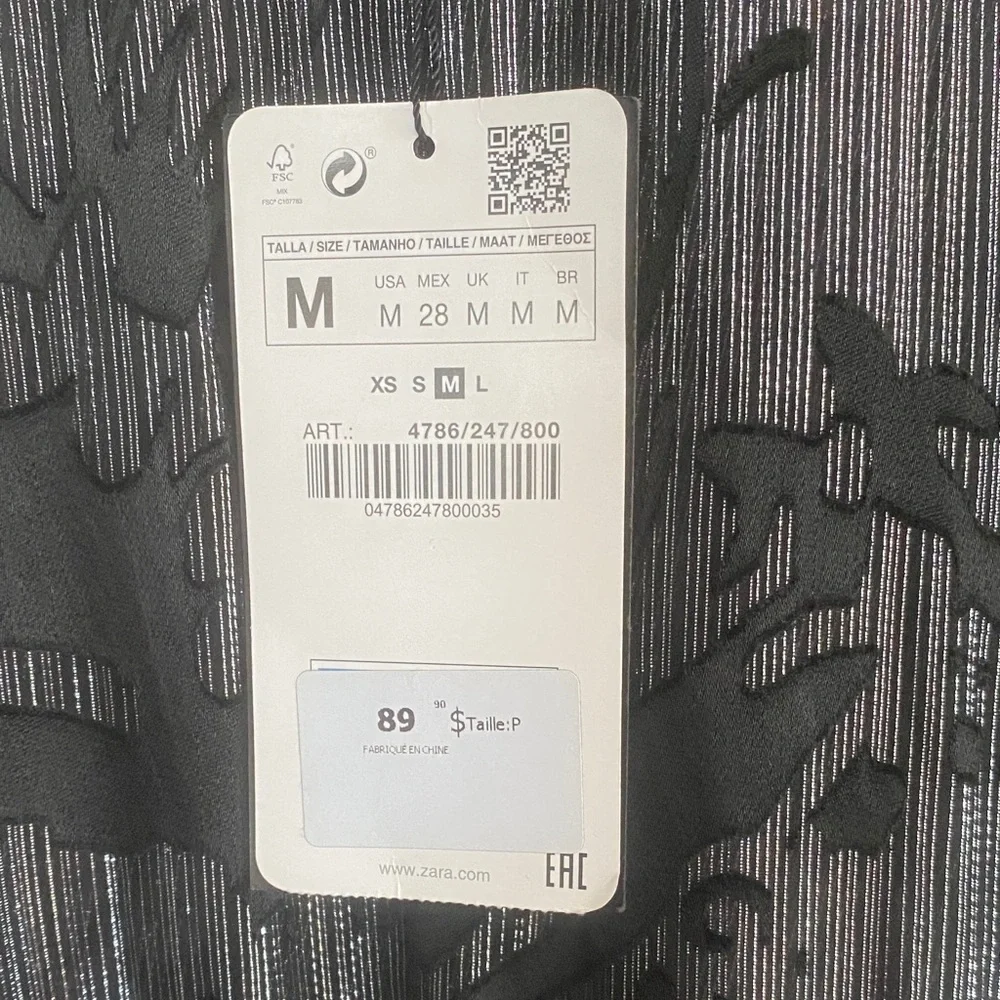 Zara Black and silver Dress - Picture 2 of 4